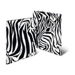 Cekar Store 19687 Dosya Dosyası Dın A4 Hayvan Baskılı Zebra 3'lü Set, Sağlam Karton, Baskılı Iç Kapak ve Lastik Bantlı Düzenleme Dosyası Çocuklar, Erkek ve Kız Çocukları Için Evrak Dosyası - 41 Delft Blue