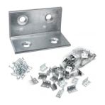 Cekar Store (25 Adet) Metal Köşebent 40X20X20 mm L Demiri Gönye Mobilya Dolap Duvar Sabitleme Bağlantı Aparatı