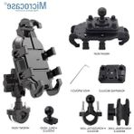 Cekar Store 360 Derece Dönen Titreşim Önleyici Metal Motosiklet Bisiklet Scooter Telefon Tutucu - AL5073