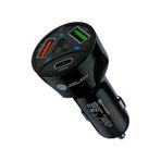Cekar Store Apera BN72 55W Araç Içi Çakmaklık Hızlı Şarj Aleti Pd Quick Charger 2 USB 1 Type-C Çıkış