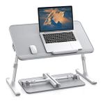 Cekar Store Bix AL30 Ayarlanabilir Laptop Standı Ergonomik Tasarım 17 Inç Uyumlu Taşınabilir Masa Gri