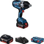 Cekar Store Bosch Professional Gds 18V-1050 H Akülü Darbeli Somun Sıkma (18 Volt, 2 x 5,0 Ah Akü, Şarj Cihazı, L-Boxx Çanta, 1.050 Nm Maks. Tork, 3/4" Kare Uç Girişi)