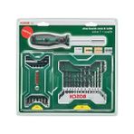 Cekar Store Bosch - X-Line 15 Parça Delme & 25 Parça Vidalama Ucu Seti + Tornavida