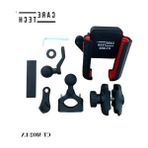 Cekar Store CT-M02 Lx Telefon Tutucu Gidon Ayna Montajlı Motosiklet Tek Elle Kilitleme Su Geçirmez Üniversal
