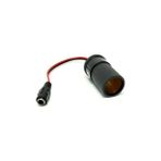 Cekar Store Dc 5.5x2.5mm Dişi - Oto Çakmak Soketi Çevirici Adaptör Kablosu, 10 Cm,
