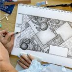 Cekar Store Graphıc Serisi Dereceli Kalem Seti (9b>h) - 12 Kalem Metal Kutu - 41 Delft Blue
