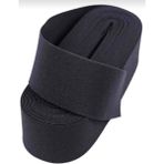 Cekar Store Imrenaksesuar Bel Paça ve Don Lastiği Yassı Geniş Lastik 4cm,5cm,6cm,7 Cm,8cm,9cm 1 Paket 5 Metre (Siyah, 5cm)