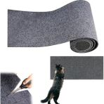 Cekar Store Kedi Tırmalama Matı, Kedi Tırmalama Tahtası, Kedi Duvarı, Düzeltilebilir Kendinden Yapışkanlı Kedi Koltuk Koruyucu, Kedi Tırmalama Matı, Kendinden Yapışkanlı Halı, Mat, Ped Yedek (Koyu Gri, 30 x 100