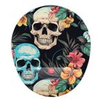 Cekar Store Kuru Kafa Çiçek Bilek Destekli Mouse Pad - Ahşap