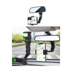 Cekar Store Kyrotech Dikiz Aynası, Koltuk Arkası, Çalışma Masası Telefon Tutucu, Standart, Iphone, Samsung, Xiaomi, Huawei Uyumludur, 360 Dönebilen Çok Fonksiyonlu Akrobat Telefon Tutucu