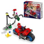 Cekar Store LEGO Marvel Motosiklet Takibi: Örümcek Adam Doktor Oktopus’a Karşı 76275-6 Yaş ve Üzeri Süper Kahraman Seven Çocuklar Için Yaratıcı Oyuncak Yapım Seti (77 Parça)