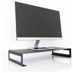 Cekar Store Metal Monitör Standı - Siyah - Monitör Yükseltici - Laptop Standı - Organizer - SMS1BL