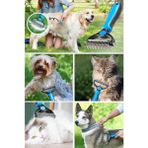 Cekar Store Metal Uçlu Köpek Kedi Uzun Tüy Bakım Tarağı Tüy Topak Kıtık Açıcı Tarak 1 Adet