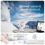 Cekar Store Minesk Mini Vantilatör - Masaüstü USB Fan - Klipsli Sabitleme - 360° Ayarlanabilir - Ultra Güçlü Hava Akımı ile Süper Serinlik Hissi - Portatif, Taşınabilir, Minimalist Tasarım (Beyaz)