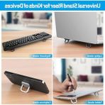 Cekar Store Mini Dizüstü Bilgisayar Standı, Taşınabilir Dizüstü Bilgisayar Standı, Havalandırmalı Soğutmalı Katlanabilir ve Hafif Ergonomik Yükseltici, Şık Bilgisayar Dizüstü Bilgisayar Tutucu Klavyelere