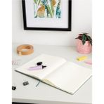 Cekar Store Moleskine Pro Notebook Profesyonel Çalışma Not Defteri (Elastik Kilitli Sert Kapak, Ekstra Büyük 19 x 25 Cm, 192 Sayfa) Orman Yeşili - 41 Delft Blue