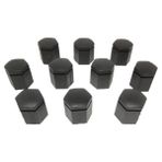 Cekar Store Opel Astra J ile Uyumlu Bijon Kapağı Siyah 10 Adet 19X24 mm