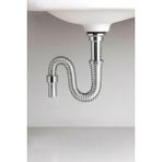 Cekar Store Orret Home 80 cm Krom Körüklü Lavabo Gider Borusu – Esnek Metal Lavabo Sifon Hortumu, Uzatılabilir Gider Borusu, Banyo ve Mutfak Lavaboları Için Dayanıklı Sifon Bağlantı Hortumu