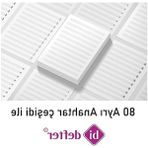 Cekar Store Piyano Nota Kağıdı (Sol Fa Anahtarlı) 2 Li 5 Satır, 1. Sınıf 100 Gr. Özel Kağıda 50 Sayfa Arkalı-Önlü Ofset Baskı - 41 Delft Blue