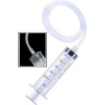 Cekar Store Plastik Şırınga Hortumlu Büyük 60 ml 2 Paket Sıvı Emme Enjektörü Okul Deney Evcil Hayvan Besleme