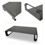 Cekar Store Prexua Riser Masaüstü Monitör Standı - Monitör Yükseltici (Siyah, Small)