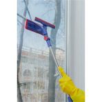 Cekar Store Teleskopik Mop Çift Taraflı Pratik Cam Silme Aparatı Cam Silme Mopu Mikrofiber Bezli Cam Silecek