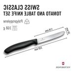 Cekar Store Victorinox 6.7833.6 Swissclassic Blisterli Siyah 6lı Domates Bıçağı - 41 Delft Blue