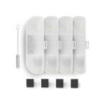 Cekar Store Xenon Smart Kedi Su Pınarı Filtresi X8651 Uyumlu | 4'lü Set Fırça ve Süngerli Yedek Parça X8781