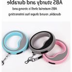 Cekar Store Yuvarlak Otomatik Köpek Tasması 2,5 Metre Gri – Geri Çekilebilir Kilitli Makara Sistemi – Ergonomik Kaymaz Sap – Küçük ve Orta Boy Köpekler ile Kediler Için Gezdirme Tasması