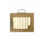 cekic kids 7'li %100 Pamuk Penye Bebek Ağız Mendili - Ekru Renk - 20x20 cm