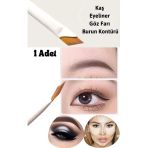 Çekici Kaş Fırçası Dumanlı Göz Farı Kalemi Fırçası Eyeliner Çekme Burun Kontur Makyaj Fırçası