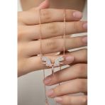 Çekirdek Jewelry 925 Ayar Gümüş Mikail Melek Kolye