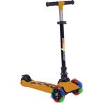 Çekirdek Zeka Winky Turuncu Işıklı Teker Katlanabilir Scooter