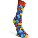 Çekmece Hediyelik Unisex Desenli Hareketli Uzun Konç Soket Çorap - Renkli - 36 - 43