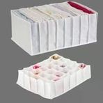 Çekmece İçi Düzenleyici Set, 30 Bölmeli Çorap Organizeri 8 Bölmeli Çamaşır Düzenleyici