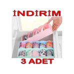 Çekmece İçi Toka Kravat Çorap Düzenleyici Organizer Beyaz
