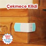 Çekmece Kilidi - Mavi