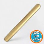 Çekmece Kulp 320 Mm Soft Altın Düz Uzun Metal Dolap Gardırop Mutfak Banyo Kulbu Modern Tasarım