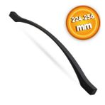 Çekmece Mutfak Dolap Kapak Kulpu Kulbu 224-256 mm Mat Siyah Metal Kulp