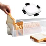 Çekmeceli ve Kapaklı Hermetik Ekmek Kutusu Taze Ekmek için Dikey Plastik Saklama Şeffaf Ekmek Dispenseri Ekmeği Taze ve Nized Tutmak için İdeal