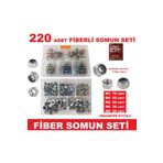 CEKSAN Fiberli Somun Seti 220 Parça Organizer Kutulu
