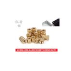CEKSAN Insert Somun Çakma Somun Seti M2-m2.5-m3-m4-m5 50 Adet Set