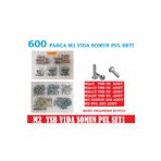 CEKSAN M2 Vida 600 Parça Set -somun -pul Ysb M2 Vida Boylar 5-10-15-20mm