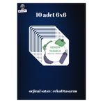 cekud tasarım baskı 6x6 cm Kendin Tasarla 10’lu Buzdolabı Magnet Seti – Fotoğraf & Tasarım Baskı Hediyelik