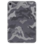 Cekuonline Apple iPad Mini 6.Nesil 8.3" ile Uyumlu Kılıf, Desenli Silikon, Gri Kamuflaj avonm-v-cvr457827
