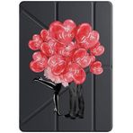 cekuonline Apple iPad Pro 12.9 2022 M2 ile Uyumlu Kapaklı Kılıf, Uyku Modlu, Kalem Bölmeli, Tri Folding, Siyah sevgilim-12.9-app-p747