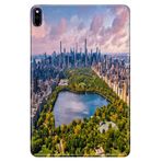 Cekuonline Huawei MatePad Pro 10.8" ile Uyumlu Kılıf, Desenli Silikon, Central Park, Çok Renkli avonm-v-cvr459183