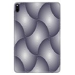Cekuonline Huawei MatePad Pro 10.8" ile Uyumlu Kılıf, Desenli Silikon, Geometrik Halkalar, Çok Renkli avonm-v-cvr459212