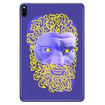 Cekuonline Huawei MatePad Pro 10.8" ile Uyumlu Kılıf, Desenli Silikon, Human, Çok Renkli avonm-v-cvr459225