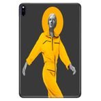 Cekuonline Huawei MatePad Pro 10.8" ile Uyumlu Kılıf, Desenli Silikon, Pop Art Human, Çok Renkli avonm-v-cvr459301